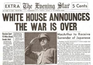 War Is Over_WW II News Headlines
