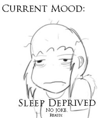 sleep-deprived